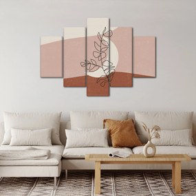 Obraz - Boho listy N⁰2 (150x105 cm)