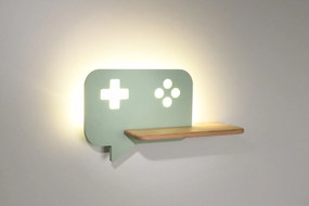 Candellux CONSOLE Nástenné svietidlo 5W LED IQ KIDS Mint 21-75680