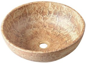Sapho Sapho, PRIORI keramické umývadlo, priemer 41cm, farba hnedá, PI010