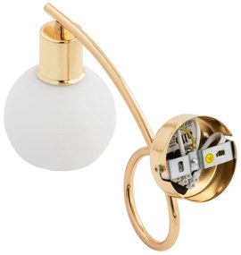 Nástenné svietidlo ERYKA 1xE14/10W/230V zlatá