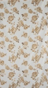 ZÁVES NA KRÚŽKOCH AVANI 140X250 CM KVETY