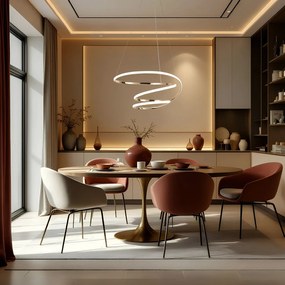 Toolight Toolight, LED stropné svietidlo 51cm, 72W, 4000K, G080-1CP, zlatá matná, OSW-09739