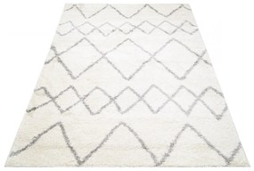 Kusový koberec Shaggy Prata krémový 60x100cm