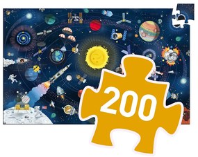 Vyhľadávacie puzzle s plagátom - Vesmír - 200 ks