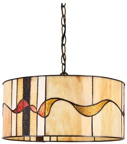 Prezent 211 - Luster na reťazi TIFFANY 2xE27/60W/230V