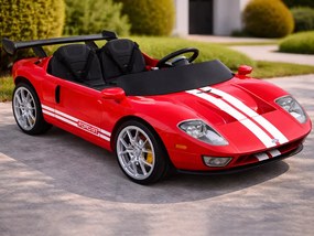 JOKOMISIADA Detské auto na batériu Ford GT so 4 motormi dvojmiestne s diaľkovým ovládaním červené PA0337