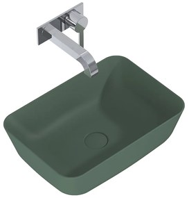 Lotosan CHARMANT umývadlo na dosku 45,5 x 32,5 cm 45,5 x 13,5 x 32,5 cm smaragd matná LK6028