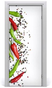 Fototapeta na dvere samolepiace chilli 75x205 cm