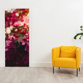 Fototapeta na dvere - Kvety rozvinutého kríka (95x205cm)