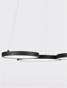 LED luster Magnus 55 čierne