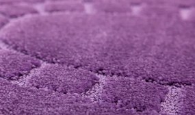 Kúpeľňový koberček Ocean fialový ovál