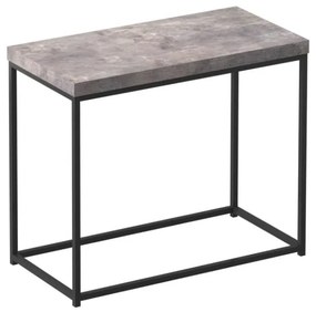 Príručný stolík Tender - čierna / betón