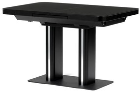Autronic BONTEC Jedálenský stôl rozkladací 120x80cm, mdf, čierna, HT-D1926 BK Farba: Čierna
