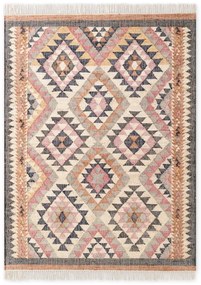 Sivý ručne tkaný jutový koberec 80x150 cm Roya Parsa – Elle Decoration