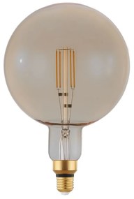 EGLO LED stmievateľná vintage žiarovka, E27, G200, 4W, 400lm, 2200K, teplá biela, jantárová