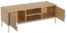 TV stolík v dekore duba v prírodnej farbe 120x45x40 cm Mid-Lines – Casa Selección
