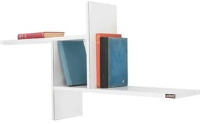 Nástenná polica 50x100 cm lesklá biela