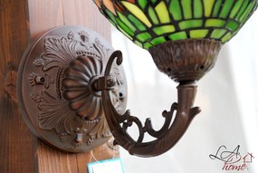 Nástenná lampa Tiffany hnedá bez tienidla -15 * Ø 23 cm