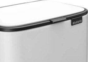 Biely pedálový oceľový odpadkový kôš 4 l Bo – Brabantia