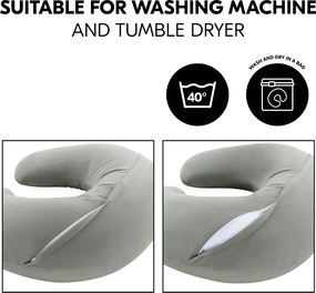 Hauck Univerzálny dojčiaci vankúš NURSE N FEED, Anthracite