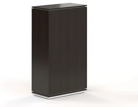 Vysoká šatníková skriňa Creator 83,2 x 44,5 x 150,7 cm, biela / wenge