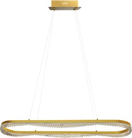Závesné LED svietidlo Preciosa, 1x LED 45w, 4000k, g