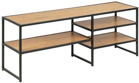 Actona TV stolík Seaford 120 - dub divoký / čierna