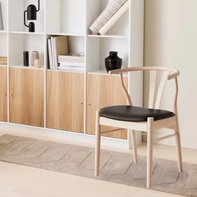 Kožená jedálenská stolička Freja – Hammel Furniture