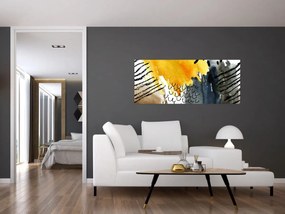 Obraz - Abstraktný akvarel (120x50 cm)
