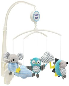 Kolotoč Baby Mix Ježko, myš a sova, priemer 35 cm