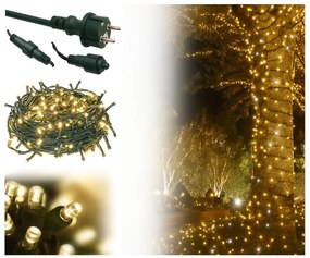 Vianočné svetielka vonkajšie FLASH teplá biela 1000 LED