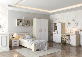 Šatníková skriňa SCOUT 2 - dub sonoma/biela (viac variant)