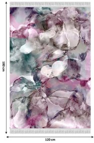 Tempo Kondela Koberec, ružová/zelená/krémová/vzor, 120x180, DELILA
