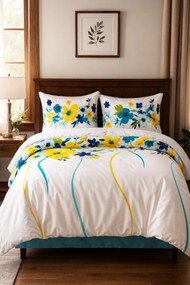 OBLIEČKY Z MIKROVLÁKNA 12205 160X200 CM, 2KS 70X80 CM VZOROVANÉ