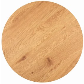 Kulatý stůl Aster 100 cm dub přírodní/černý