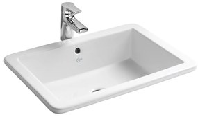 Zápustné umývadlo Ideal Standard Strada 59,5x43,5 cm bez otvoru pre batériu K078001