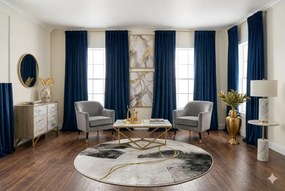 Koberec Kashmir KR288S čierny / biely