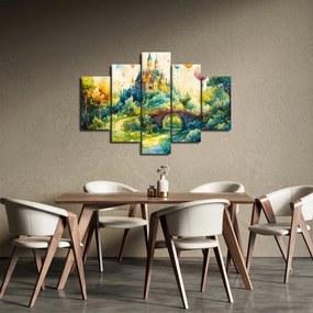 Obraz - Rozprávkový zámok (150x105 cm)