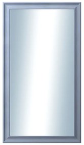 DANTIK - Zrkadlo v rámu, rozmer s rámom 50x90 cm z lišty KOSTELNÍ malá modrá (3166)