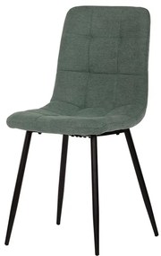 Autronic BONTEC Jedálenská stolička, čierna, látka vintage, CT-281 BK3 Farba: Zelená