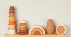 Bieco - Silikónová skladacia matrioška - Chocolate Bliss