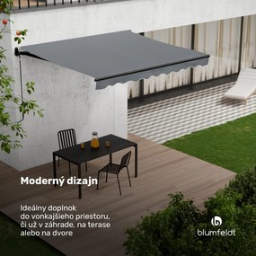 Blumfeldt CloudShade Markíza, Inteligentné ovládanie, UV ochrana, Montáž na stenu