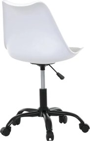 Kancelárska stolička biela KA-X7055 WT