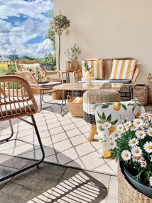 Kusový koberec Twin-Wendeteppiche 103118 grau creme – na von aj na doma, 80x150, šedá, chodba / predsieň, Hanse Home