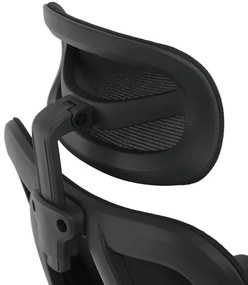 Autronic BONTEC Kancelárska stolička, výškovo nastaviteľná, čierna sieťovina, KA-R216 BK Farba: Čierna