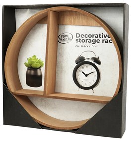 Nástenná dekoratívna polica ACCENTS 37 cm - viac farieb Farba: Svetlohnedá