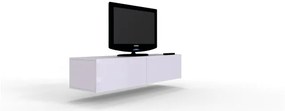 TV stolík/skrinka Zylia 180 (biela + biely lesk). Vlastná spoľahlivá doprava až k Vám domov. 1053751
