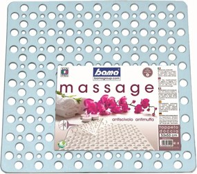 BAMA Protišmyková podložka do sprchy 53 x 53 cm, modrá