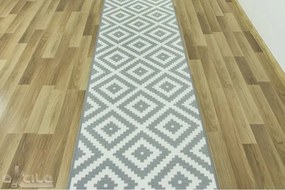 Protišmykový behúň Romby 19 - sivý - Výpredaj