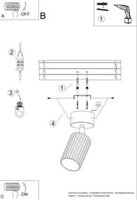 Brilagi - LED bodové svietidlo CRESTO 1xGU10/10W/230V biela